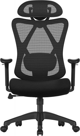 Erlenbaum ergonomisks biroja krēsls ar pastiprinātu kravnesību (150 kg)