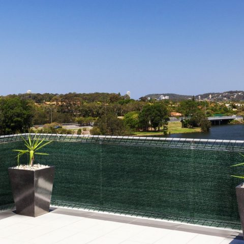 WOLTUM Privātuma un Vēja Aizsargs žogiem un terasēm– 1 x 15 m, 150 g/m², zaļš