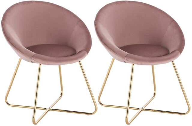 VELORA – samta krēsls ar roku balstiem un ergonomisku atzveltni (KOMPLEKTS NO 2 GAB)