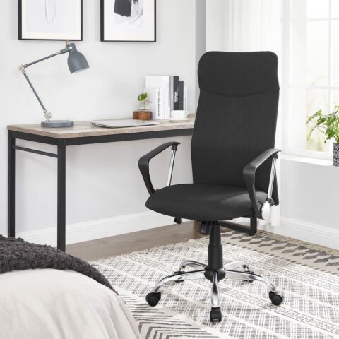 SoftWork – ergonomisks biroja krēsls ar mīkstu audumu  Komfortabls biroja krēsls ar mīkstu auduma pārklājumu, ergonomisku atzveltni un regulējamu augstumu, kas padara darba dienu ievērojami patīkamāku.