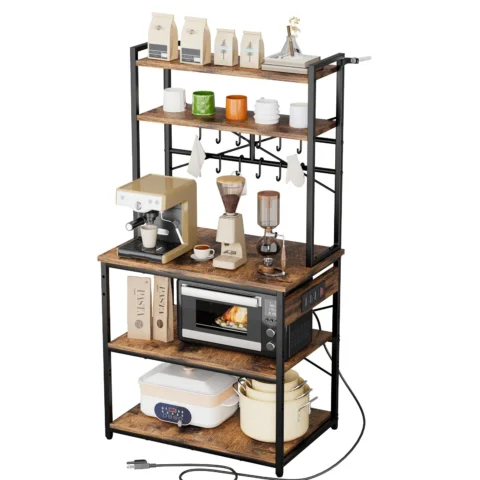 Loft Kitchen Pro – virtuves plaukts ar elektrības kontaktligzdām  Praktisks un daudzfunkcionāls virtuves plaukts, kas apvieno uzglabāšanas vietu, darba virsmu un integrētu elektrības paneli. Ideāli piemērots mikroviļņu krāsnij, kafijas stacijai, virtuves tehnikai vai pārtikas uzglabāšanai.