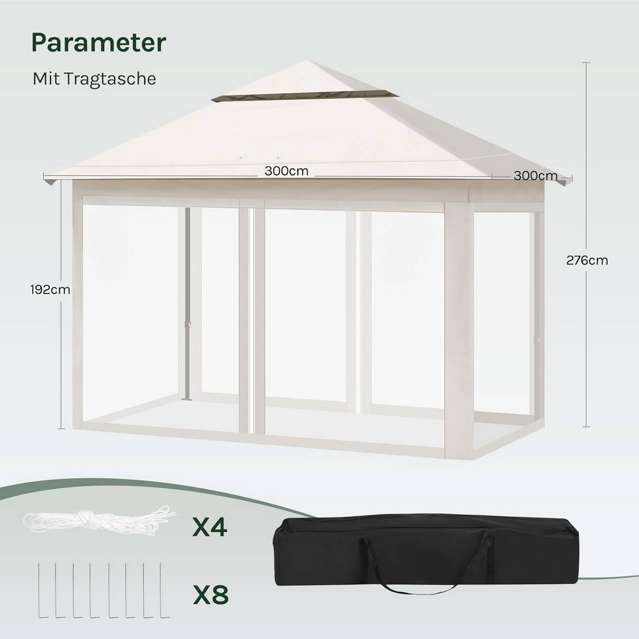 Pavillon-3x3-m-Moskitonetz-wasserdicht-stabil-hoehenverstellbar-UV-Schutz-W0UETT0942-Beige3